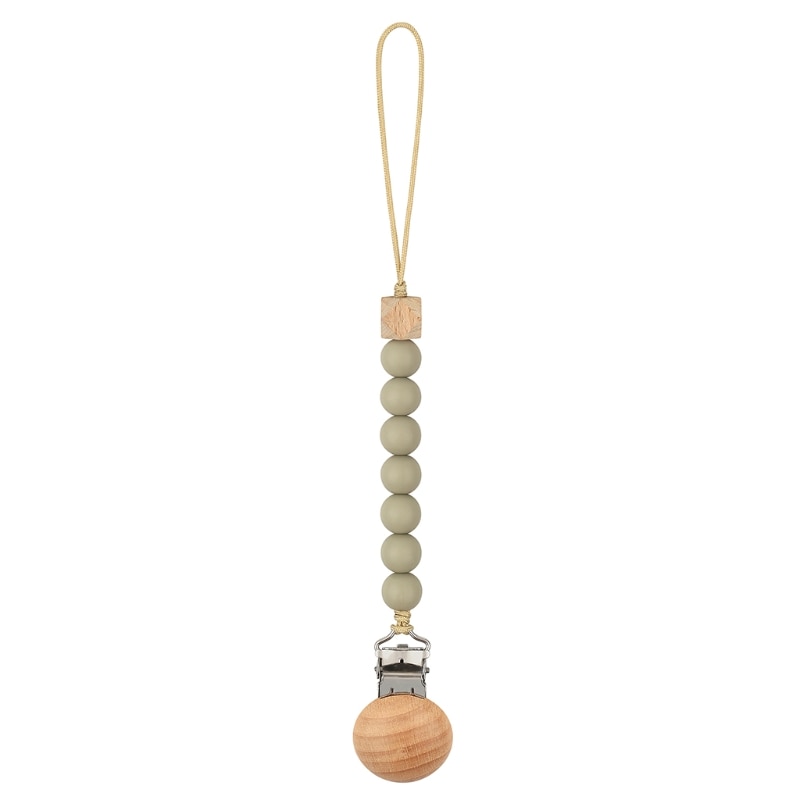 Pacifier Clips Chain Silicone Beads BPA Free