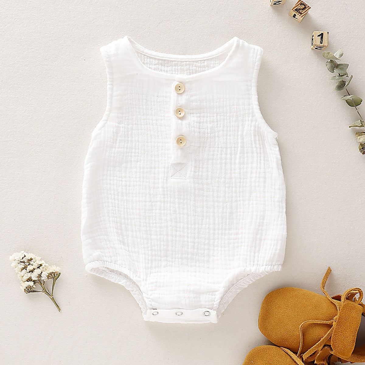 Muslin Cotton Rompers