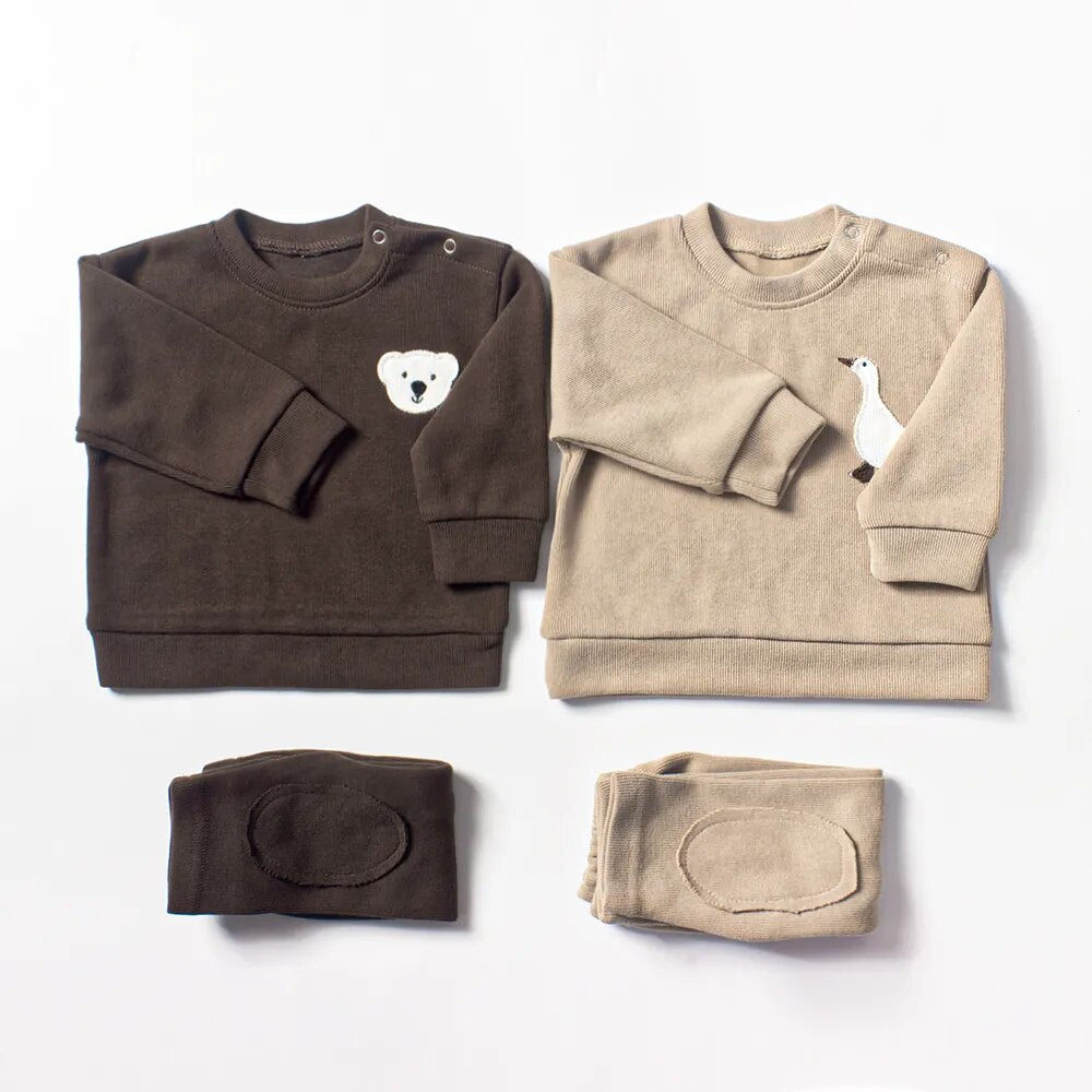 Goose and Bear 2pc Pullover Set