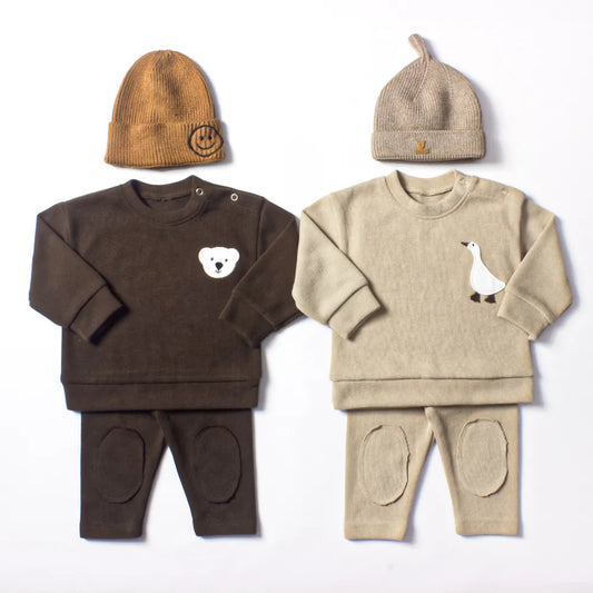 Goose and Bear 2pc Pullover Set