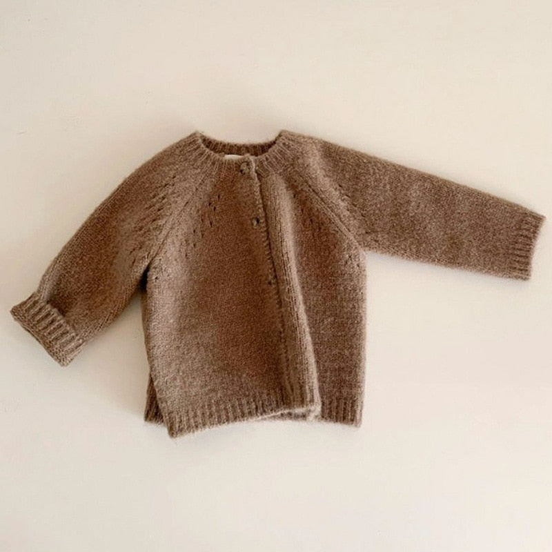 Long-sleeve Knitwear Cotton Cardigan