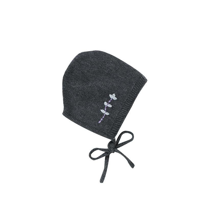 Soft Knitted Embroidered Baby Hat