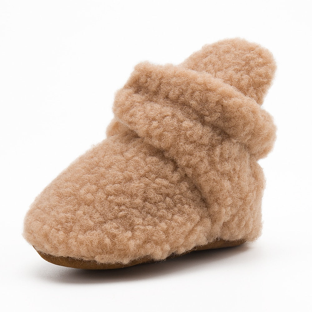 Sherpa Booties Anti-slip Warm Moccasin