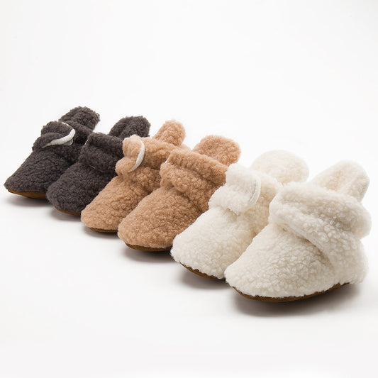 Sherpa Booties Anti-slip Warm Moccasin