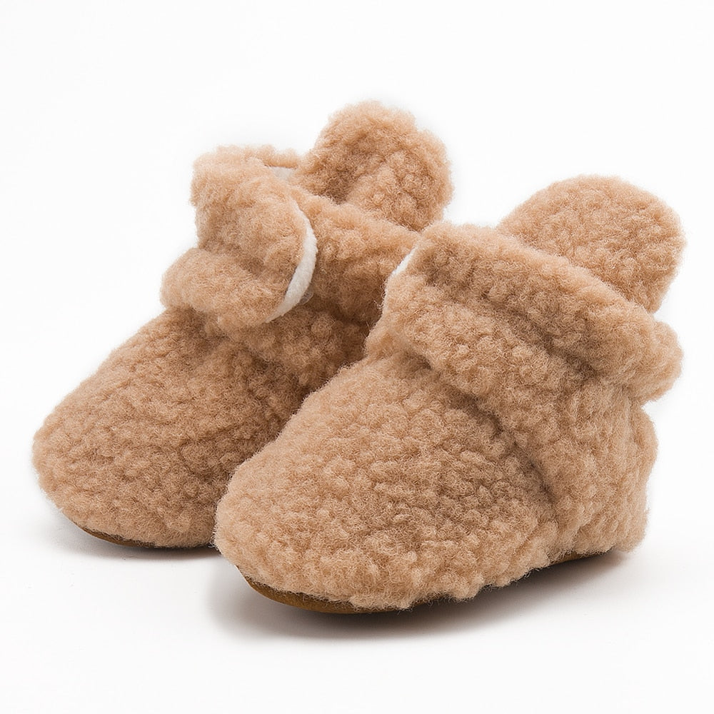 Sherpa Booties Anti-slip Warm Moccasin