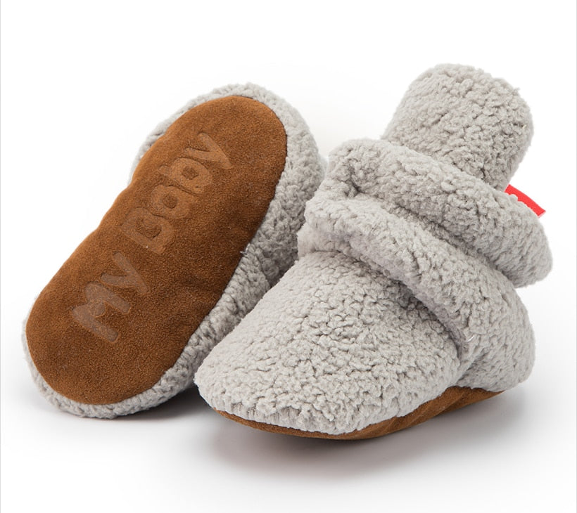 Sherpa Booties Anti-slip Warm Moccasin