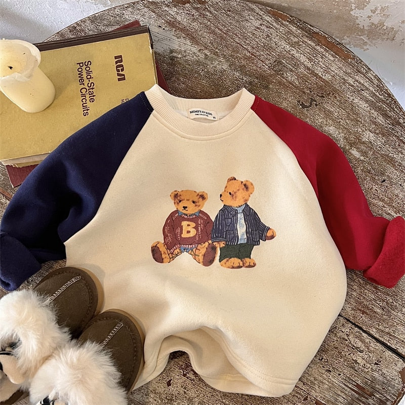 Fleece-Lined Bear Sweater