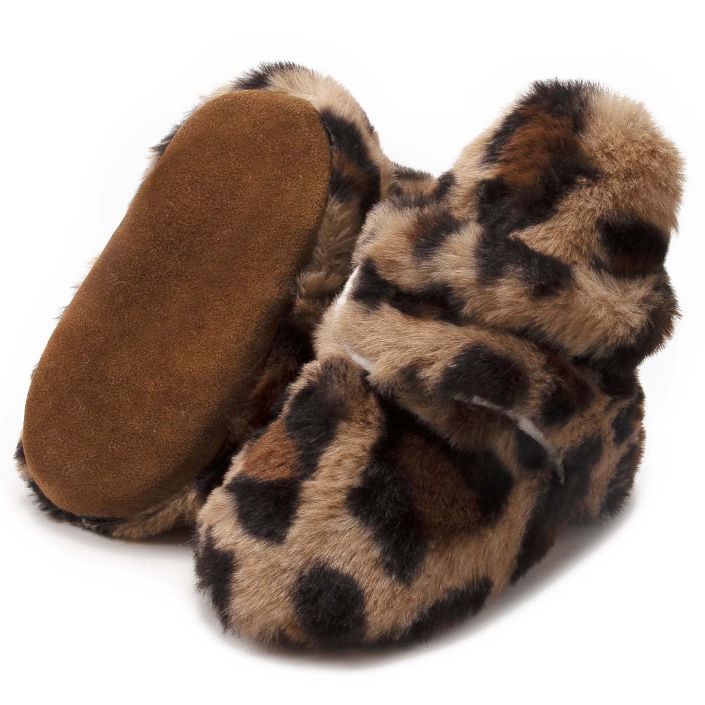 Sherpa Booties Anti-slip Warm Moccasin