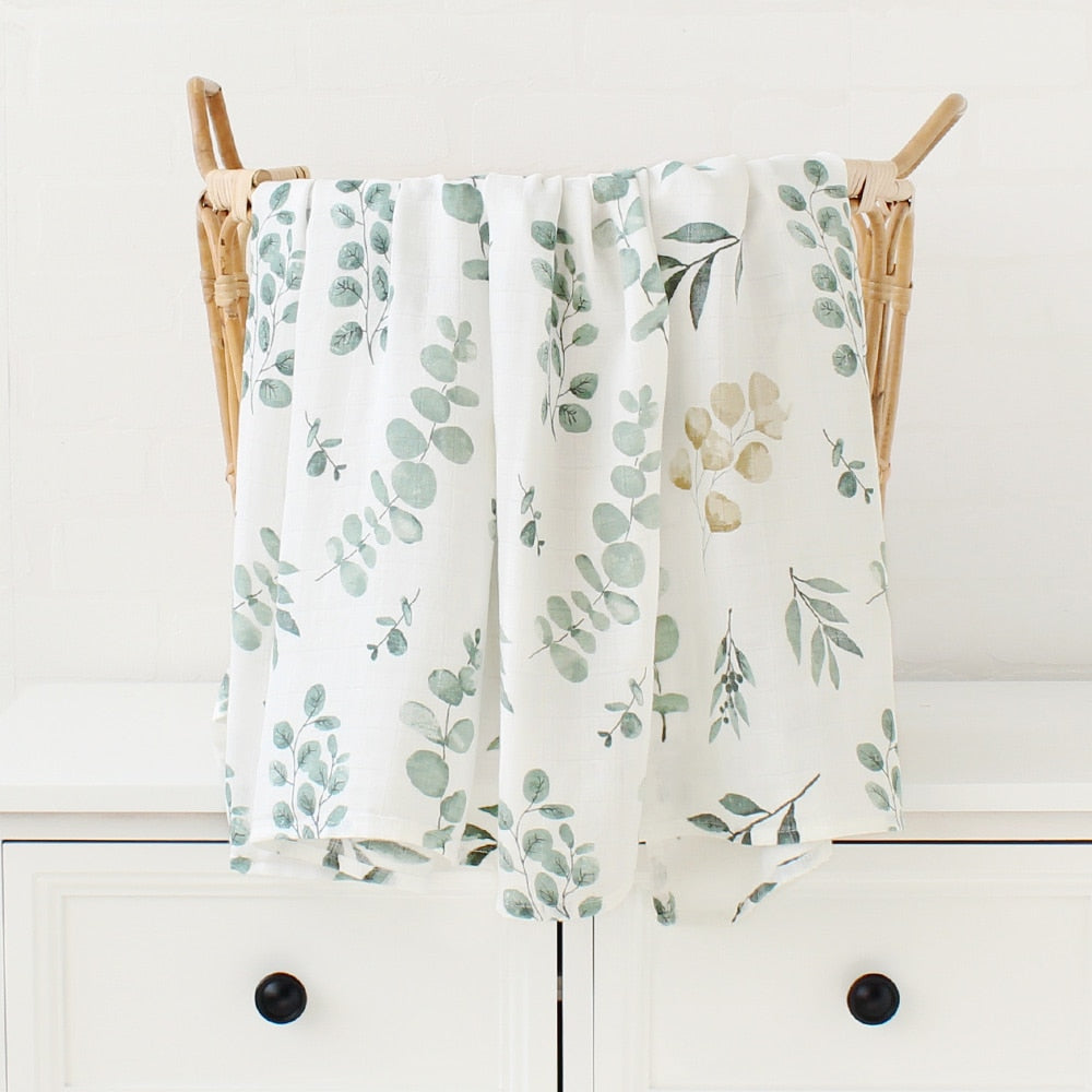 Muslin Swaddle Blanket Baby Bamboo Cotton