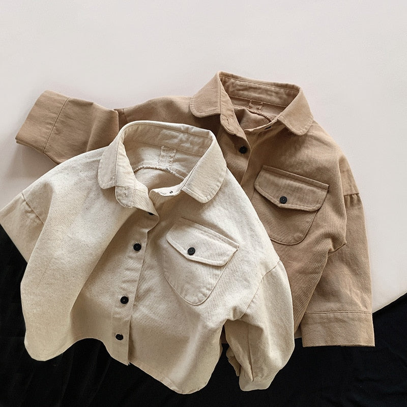 Neutral Button Down Shirt