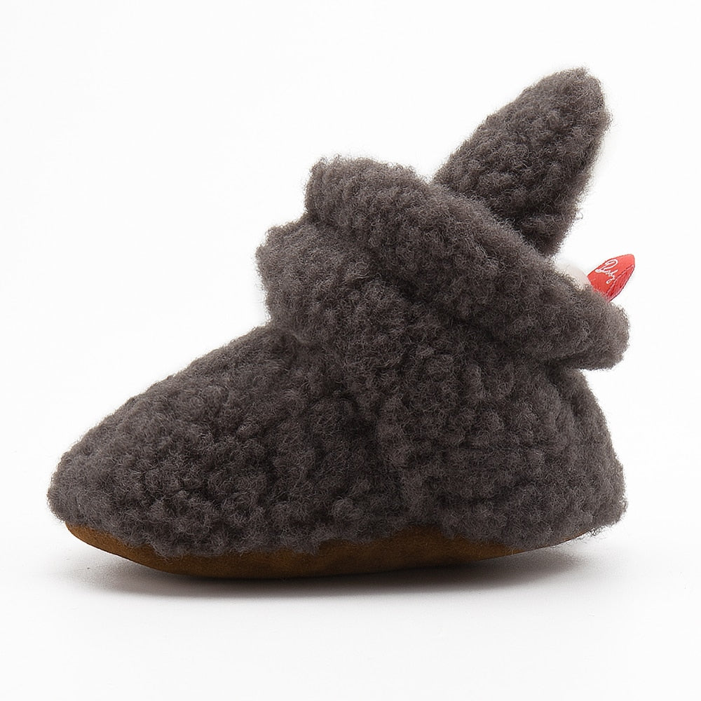 Sherpa Booties Anti-slip Warm Moccasin