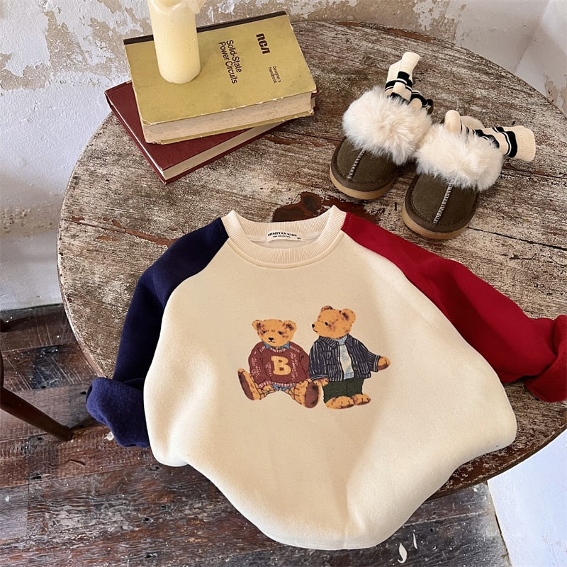 Fleece-Lined Bear Sweater