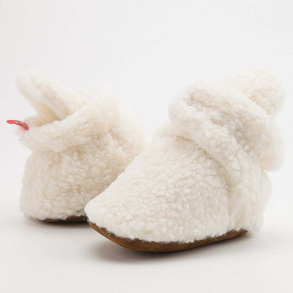 Sherpa Booties Anti-slip Warm Moccasin