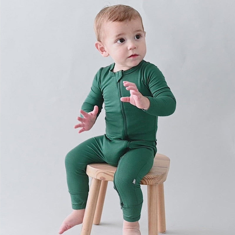 Bamboo Long-sleeved Romper and Footie