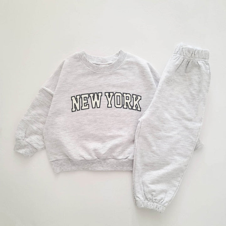 New York Sweatshirt & Jogger Pants Set