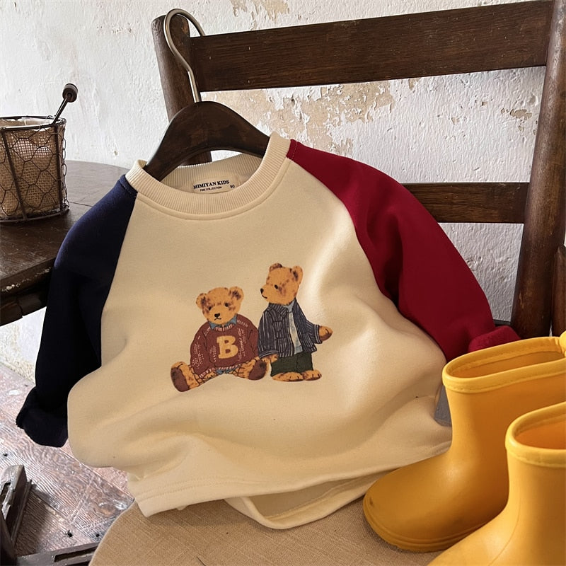 Fleece-Lined Bear Sweater