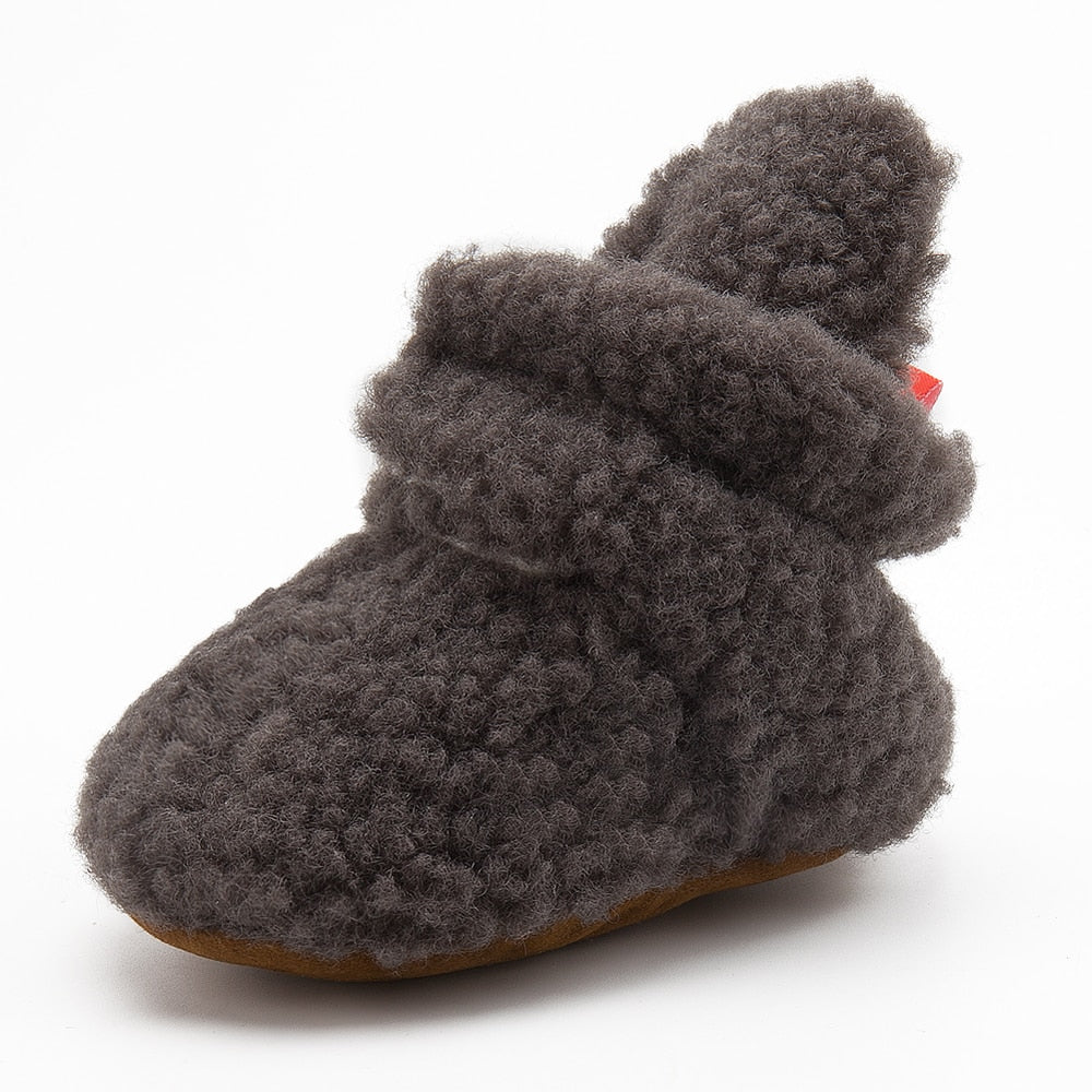 Sherpa Booties Anti-slip Warm Moccasin